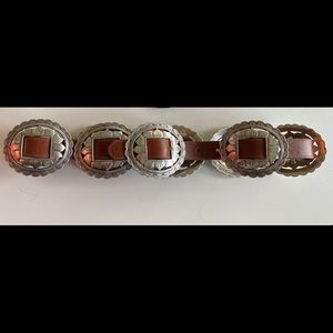 Brighton silver Concho belt